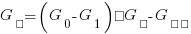 G_п = (G_0 - G_1) – G_х - G_тр